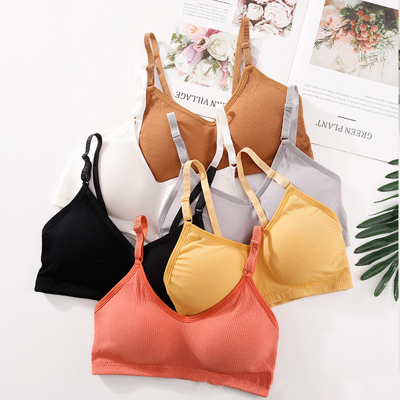 Suspender Tank Top - حمالة صدر نسائية صيفية بدون أسلاك،