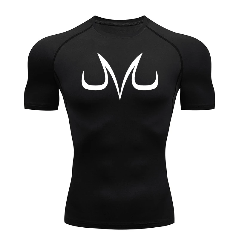 Base Layer Top - قميص مضغوط بأكمام قصيرة للرجال في