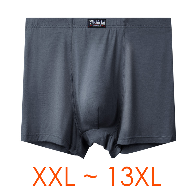 Boxer Shorts Modal - 3 قطعة/الوحدة 13XL الملاكمين الرجال كبيرة