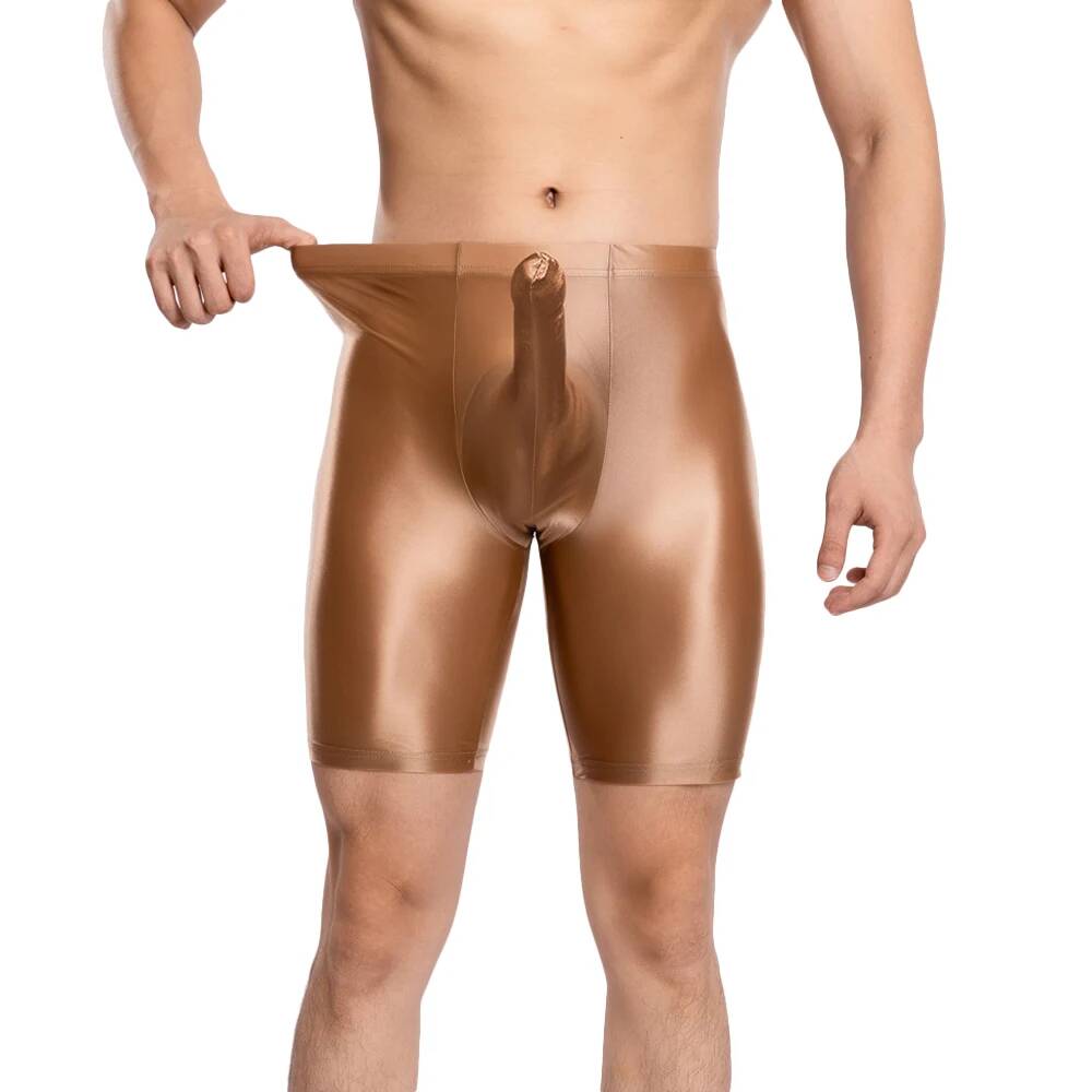 Pouch Boxer Pouch - شورت رجالي مثير من الساتان الناعم