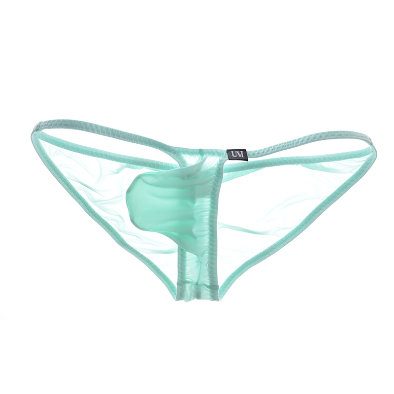 Pouch Boxer Pouch - الرجال مثير الحرير زر ملخصات الملابس