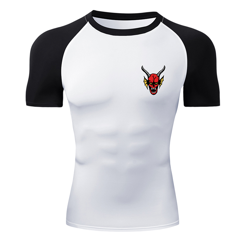 Base Layer Top - قميص ضاغط بأكمام قصيرة للرجال مع