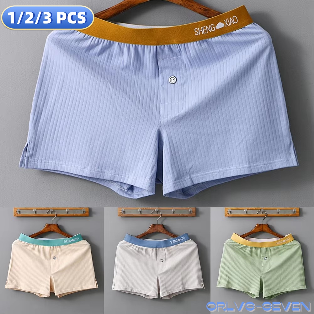 Boxer Brief Pack Cotton - بوكسر قطني للرجال جيد التهوية ،