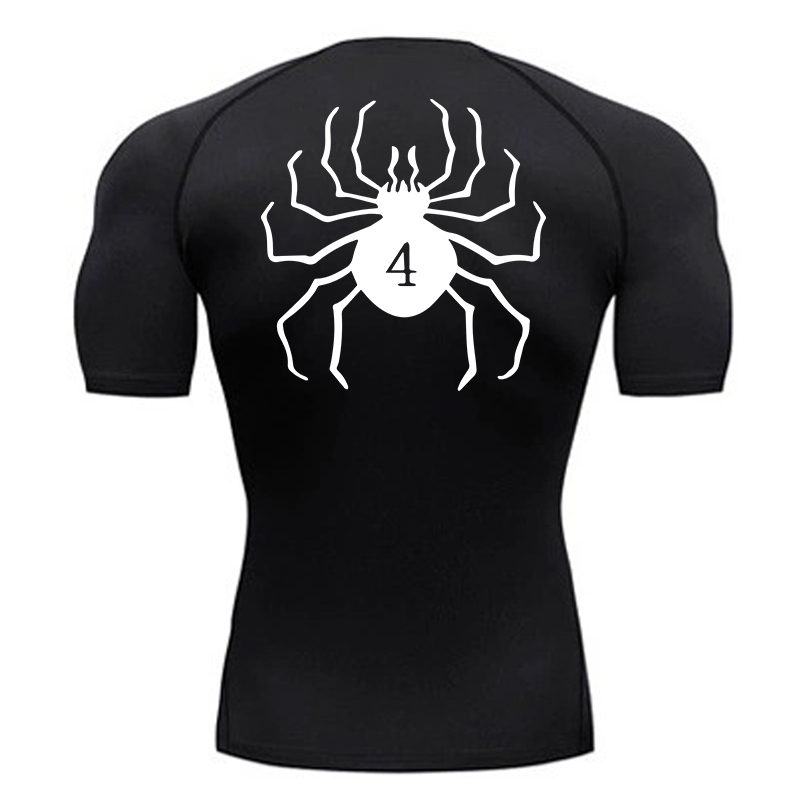 Base Layer Top - قمصان ضغط مطبوعة على شكل عنكبوت