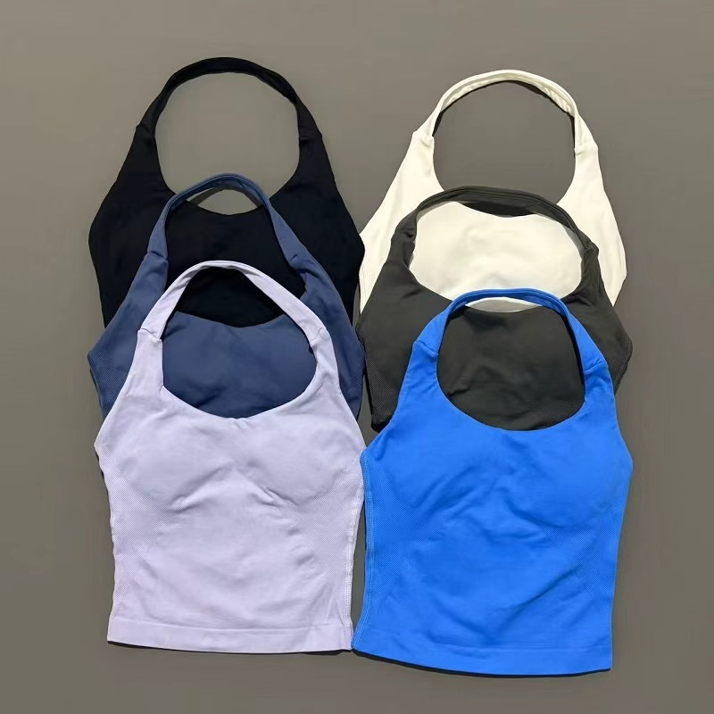 Suspender Tank Top - توب رياضي نسائي بدون خياطة للتمارين