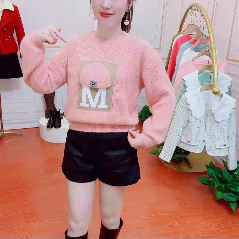 Undershirt Crew Neck - سترة نسائية بأكمام طويلة ، برقبة