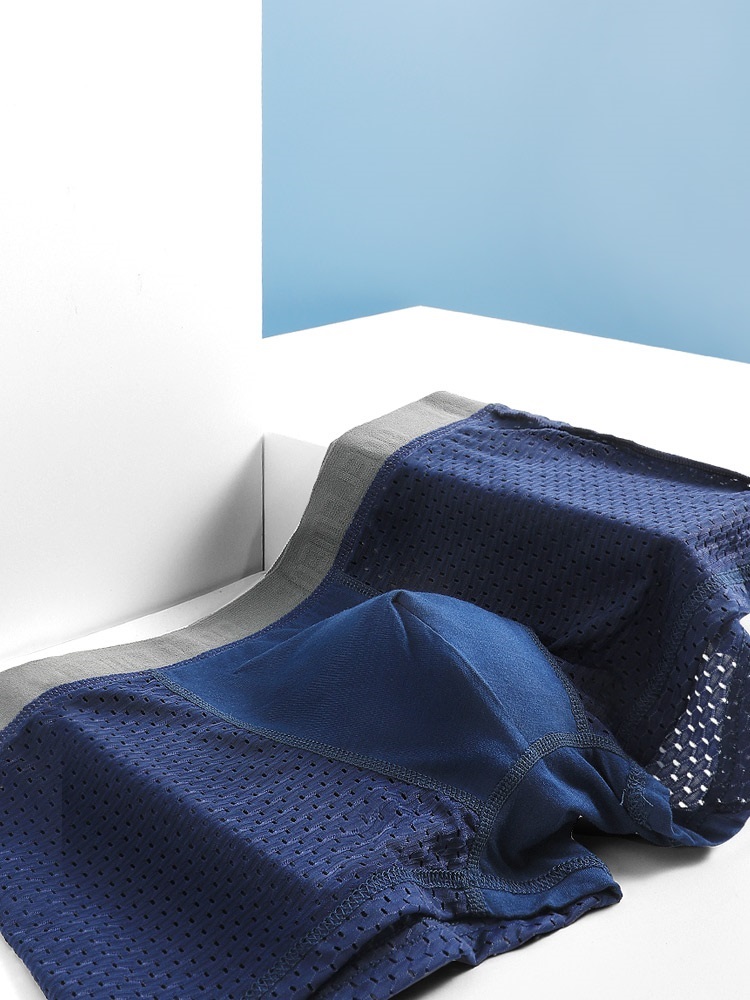 Mesh Sport Boxer - ملابس داخلية للرجال الملاكمين الرياضة الجليد