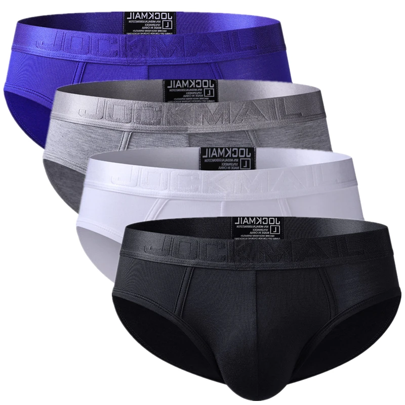 Multi Pack Underwear - 4 قطع/مجموعة سراويل داخلية رجالية، ملابس