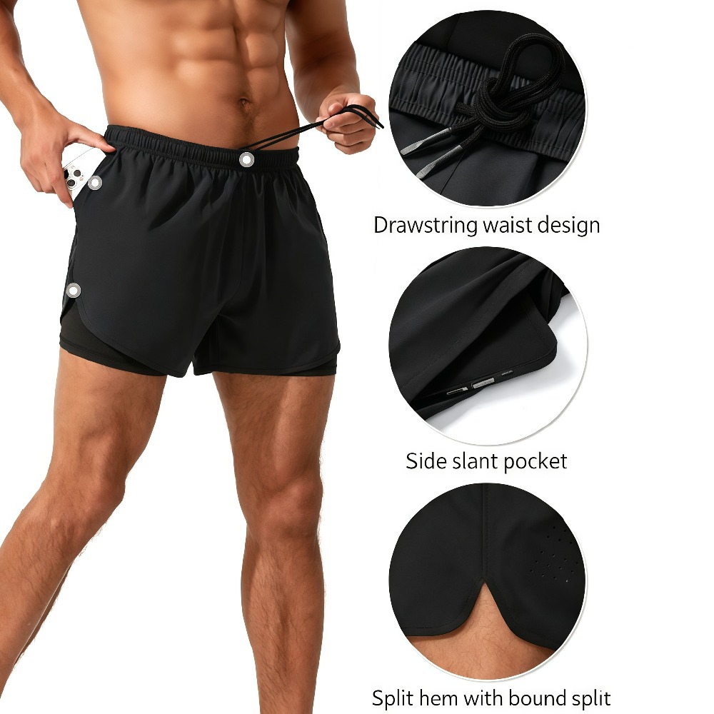 شورت رياضي للرجال قطعة واحدة،  - مراجعة Compression Shorts Athletes وسعره