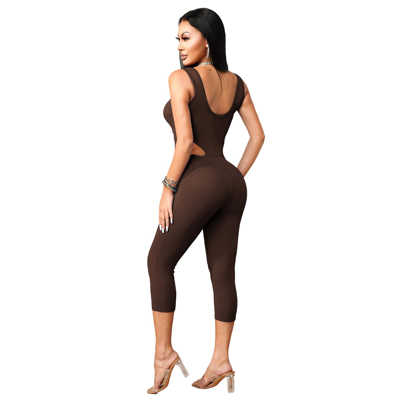 جمبسوت نسائي رياضي بدون أكمام  - مراجعة Tank Top Ribbed وسعره