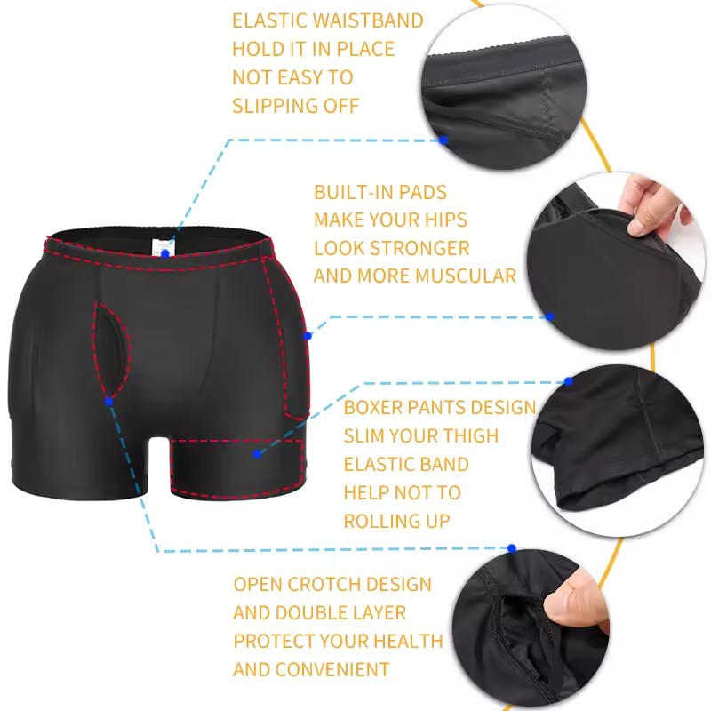 الرجال مبطن الورك محسن الغنيمة - مراجعة Boxer Brief Pack Cotton وسعره