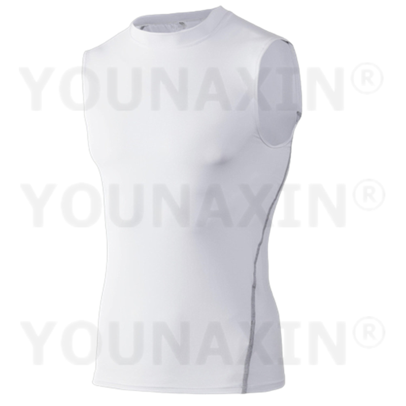 YOUNAXIN قميص رياضي ضيق بدون أ - مراجعة Base Layer Top وسعره