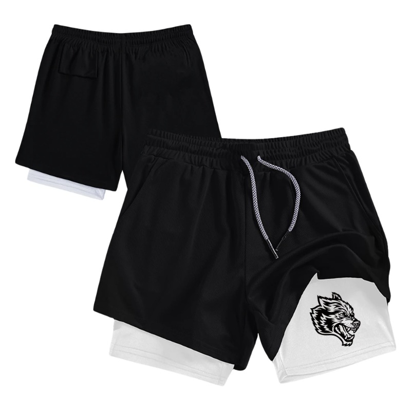 شورت رياضي رجالي بطبقة مزدوجة  - مراجعة Compression Shorts Athletes وسعره