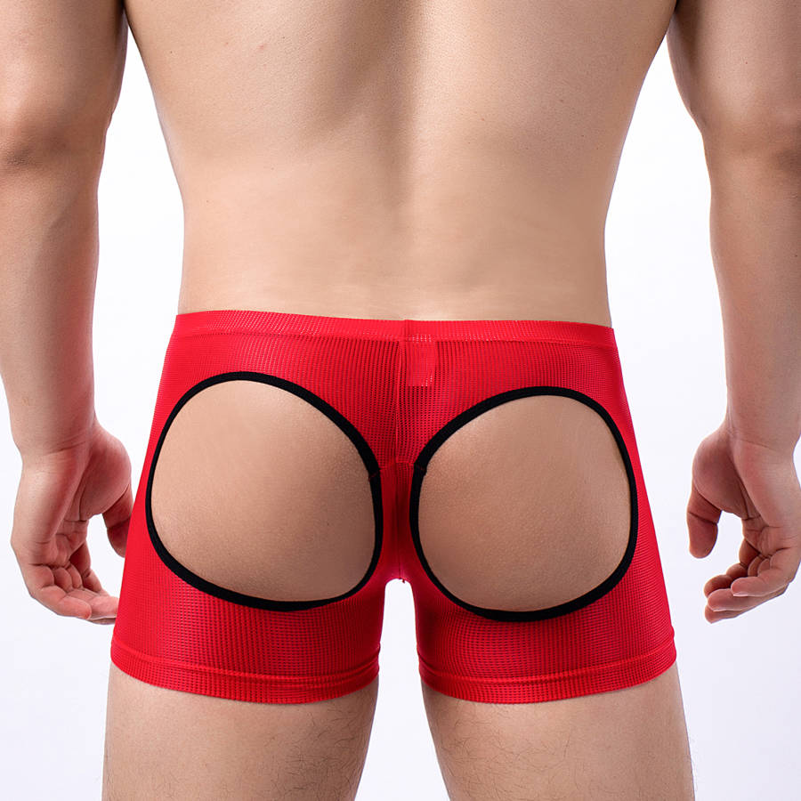 الرجال مفتوحة بعقب الملاكم الس - مراجعة Mesh Sport Boxer وسعره