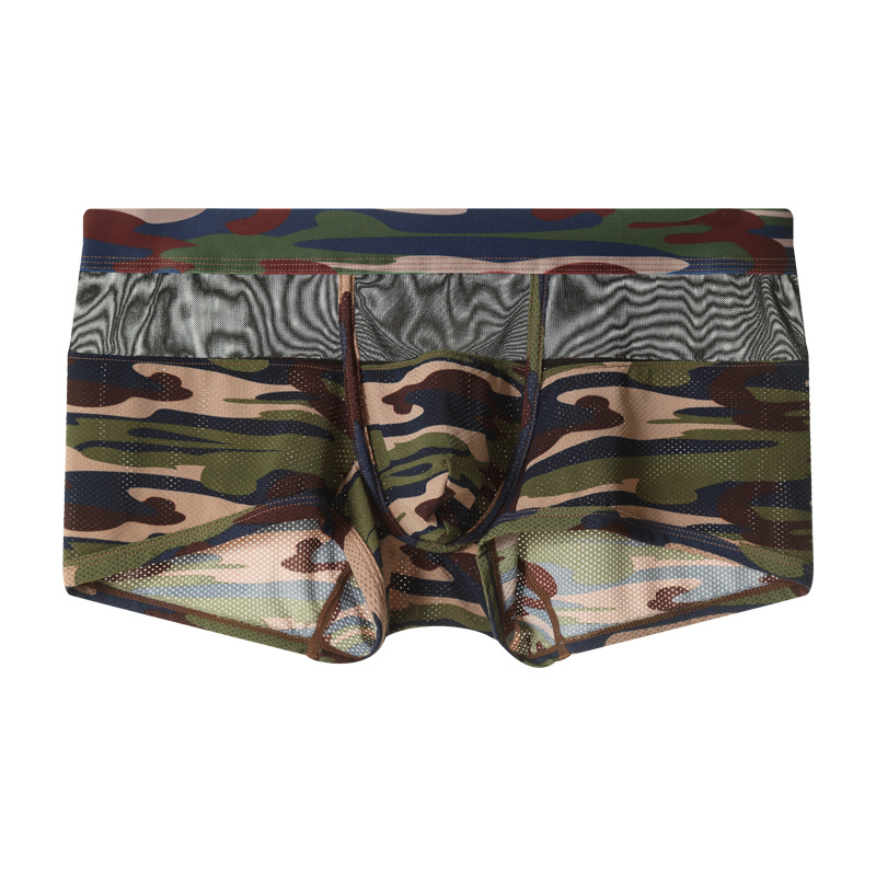التمويه الملاكم السراويل الرجا - مراجعة Mesh Sport Boxer وسعره