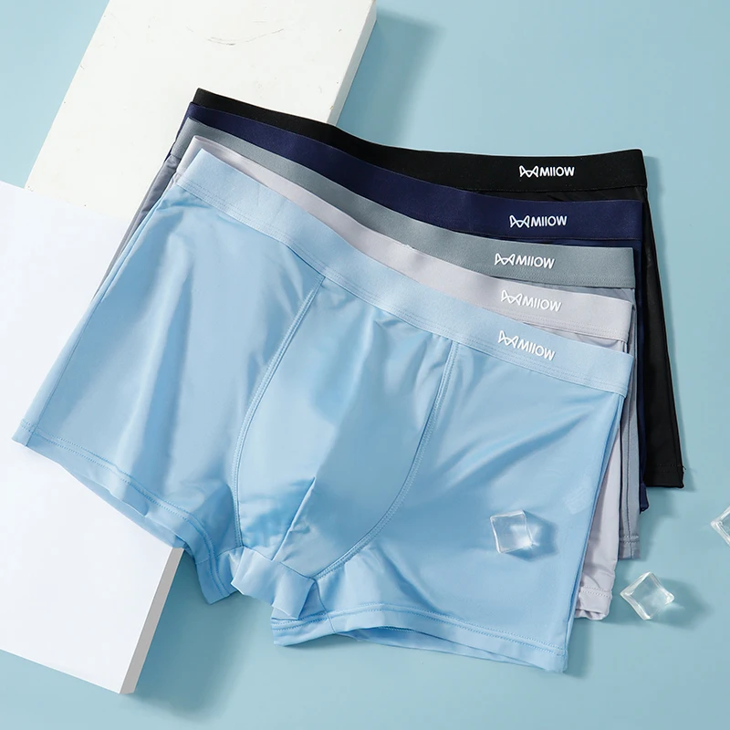 MiiOW 3 قطعة الصيف رقيقة الحري - مراجعة Boxer Shorts Modal وسعره