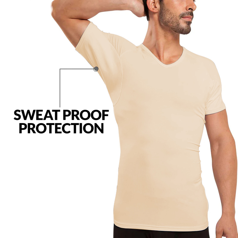 تي شيرت رجالي مضاد للتعرق ضد ت - مراجعة Undershirt Crew Neck وسعره