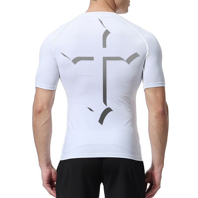 قميص ضغط مطبوع متقاطع للرجال ك - مراجعة Base Layer Top وسعره