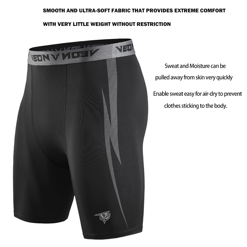 شورت ضغط أسود للرجال سبانديكس  - مراجعة Compression Shorts Athletes وسعره