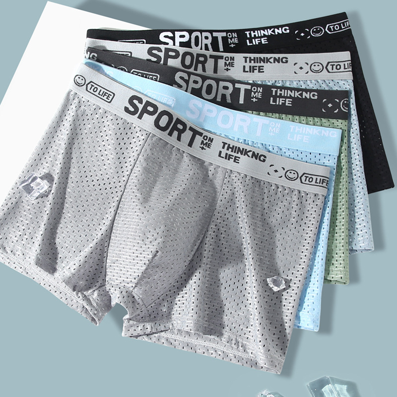 5 قطع من سراويل بوكسر رجالية م - مراجعة Mesh Sport Boxer وسعره