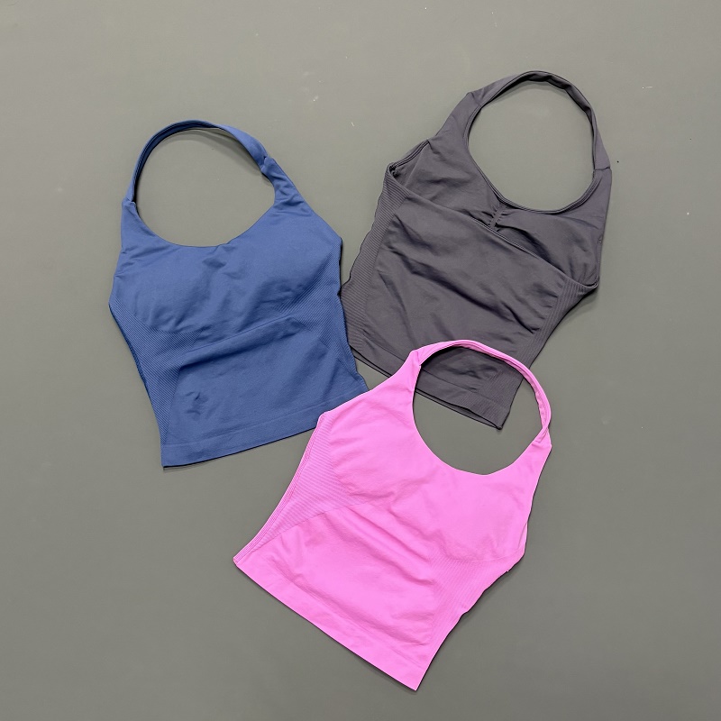 قميص رياضي نسائي برقبة هالتر ب - مراجعة Suspender Tank Top وسعره