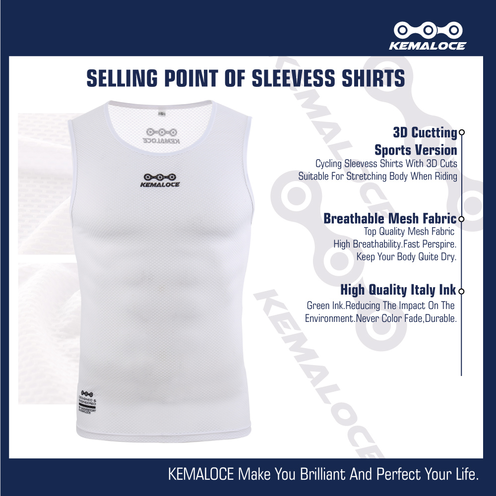 KEMALOCE-سترة ركوب الدراجات سر - مراجعة Sleeveless Undershirt وسعره