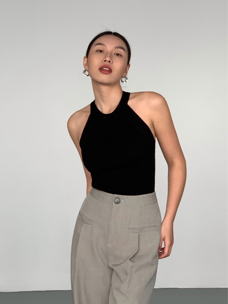 AOSSVIAO 2026 صيفي توب قصير ضي - مراجعة Suspender Tank Top وسعره