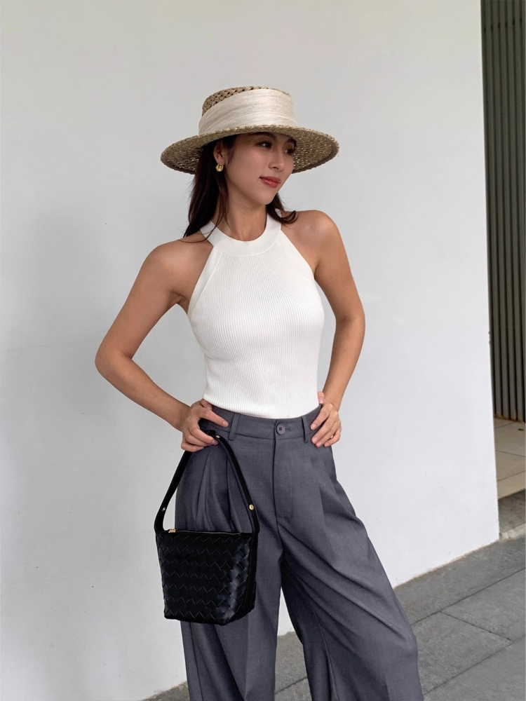 AOSSVIAO 2026 صيفي توب قصير ضي - مراجعة Suspender Tank Top وسعره