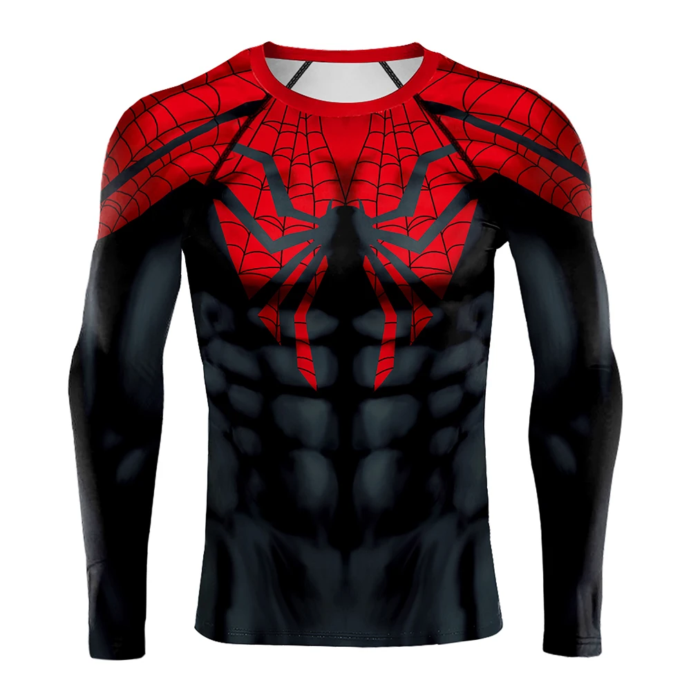 تي شيرت رجالي بطبعة عنكبوت، قم - مراجعة T Shirt Tight Fit وسعره