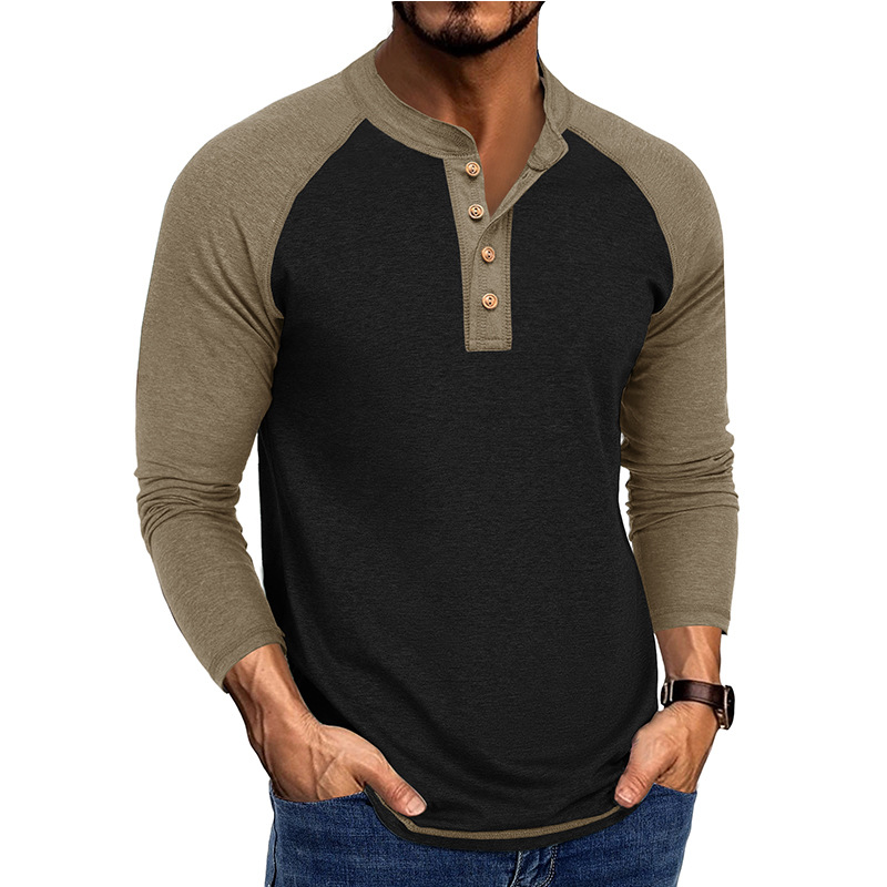 قميص هينلي جديد للرجال بأكمام  - مراجعة Base Layer Top وسعره
