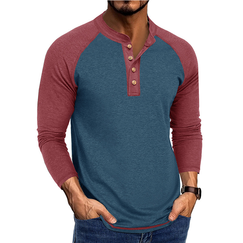 قميص هينلي جديد للرجال بأكمام  - مراجعة Base Layer Top وسعره