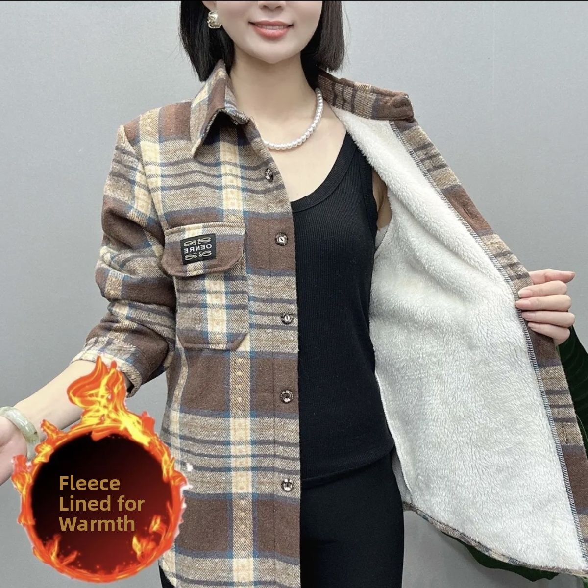قميص نسائي من الفلانيل المبطن  - مراجعة Thermal Long John وسعره