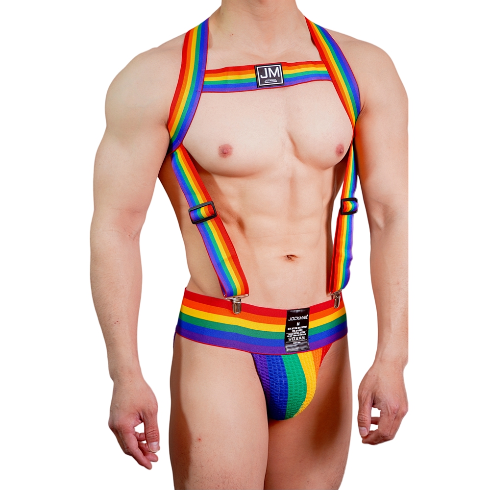 حزام الجسم القوس قزح من JOCKMA - مراجعة Jockstrap Athletic وسعره