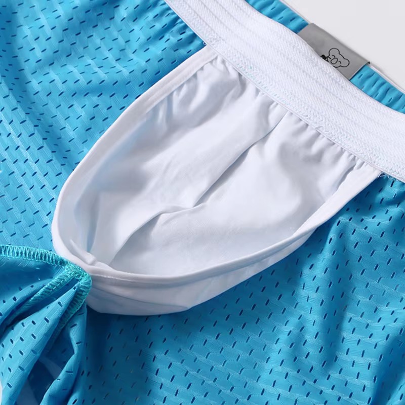 شورت رجالي شبكي مريح بطبعة عتي - مراجعة Mesh Sport Boxer وسعره