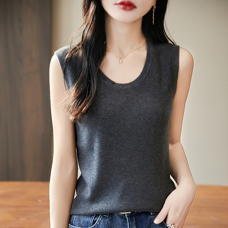 قميص نسائي من WinvyNee برقبة ع - مراجعة Tank Top Ribbed وسعره