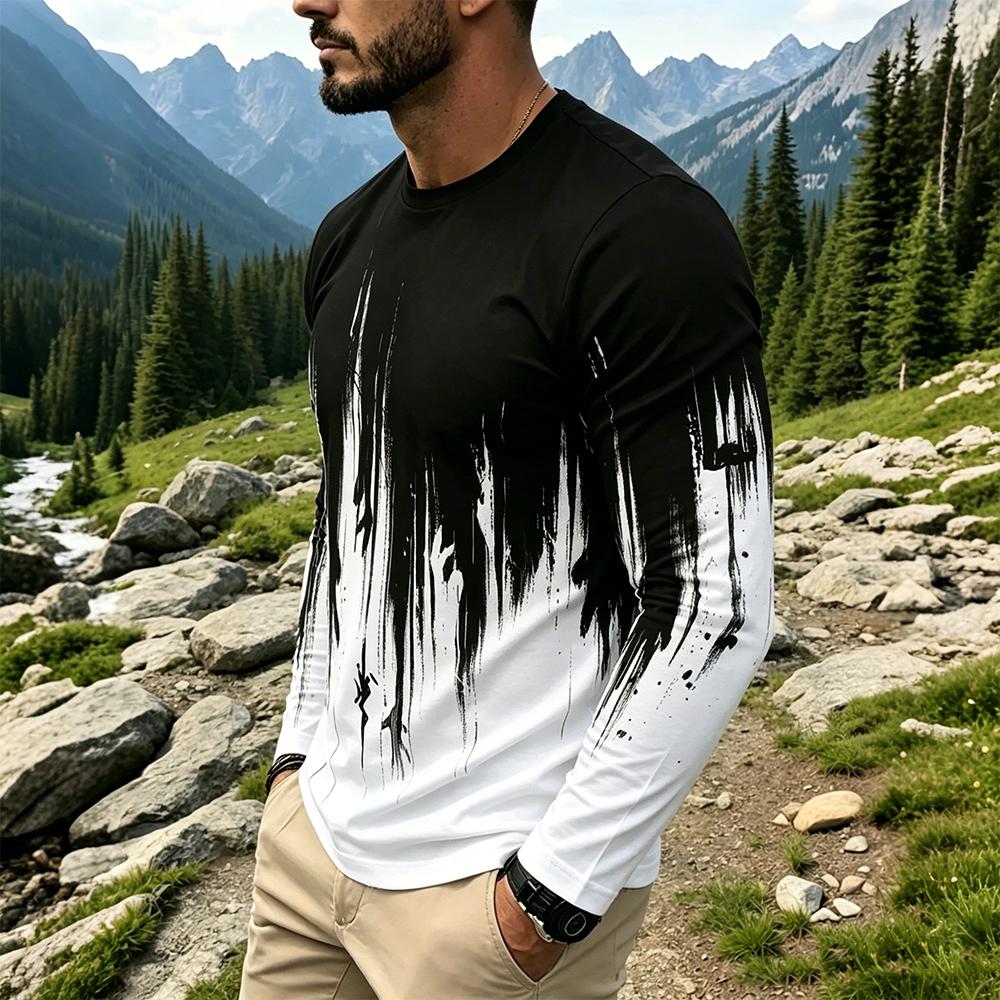 قميص رجالي بأكمام طويلة بتصميم - مراجعة Base Layer Top وسعره