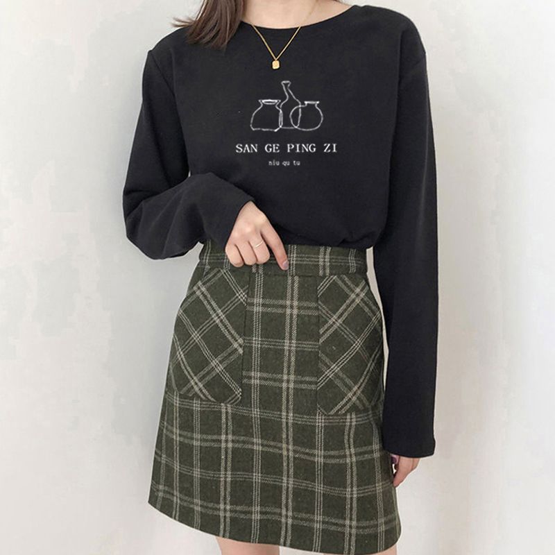 قميص نسائي شتوي سميك بأكمام طو - مراجعة Undershirt Crew Neck وسعره